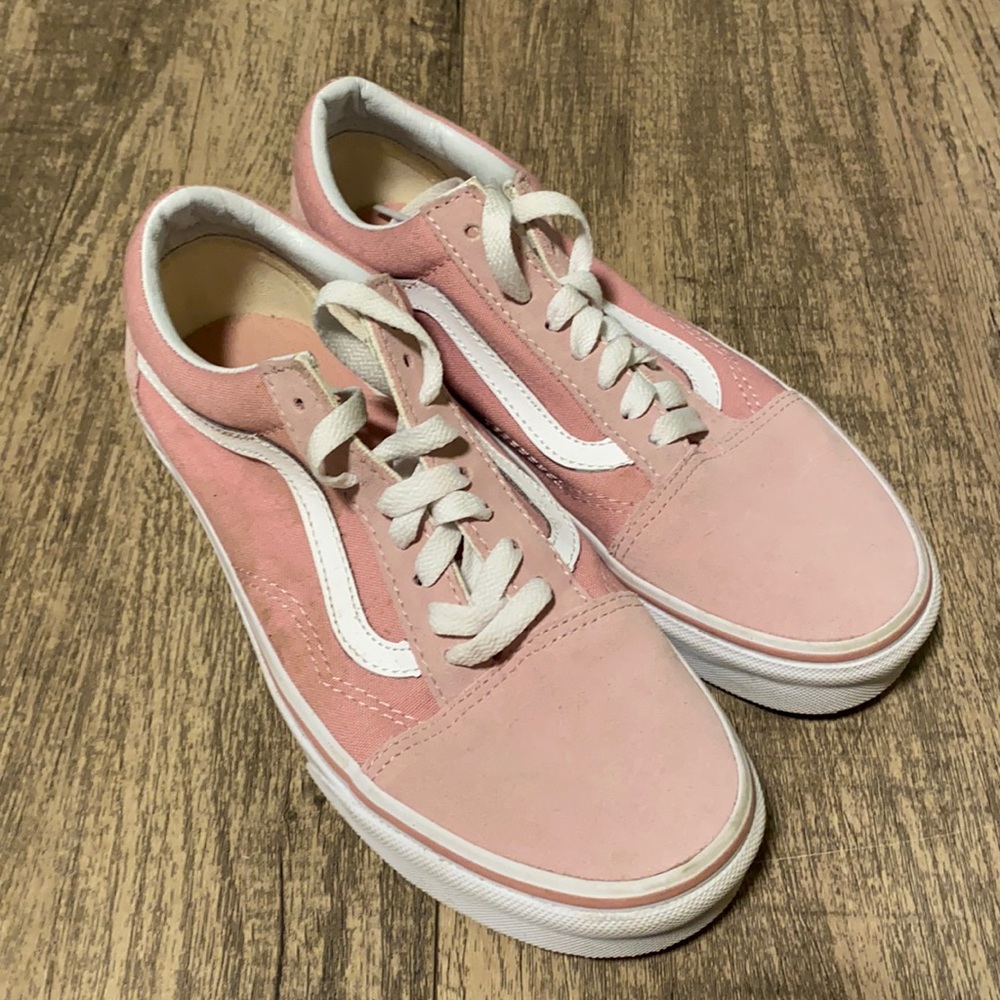 Mauve/Baby Pink Vans